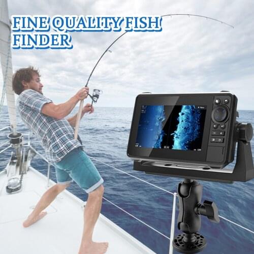 Fish Finder Holder Kayak Accessories Navigation Fish Finder Set Ball Mount with Fish Finder Mount
