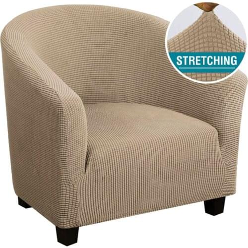 Elastic Armchair Sofa Cover Protector Washable Furniture Slipcover Spandex Polyester Hotel Home Single Seat Sofa Covers