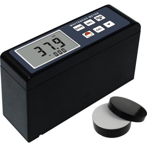 Whiteness Meter Leucometer 0~120 White Color Degree Tester for Paint Paper Powder Salt Flour, Handheld with Aluminum Case