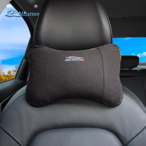 AIRSPEED Leather Car Pillow Neck Pillow Headrest Accessories Universal for BMW ///M E46 E90 E92 E60 E39 E36 F30 F10 F20 G30 E87