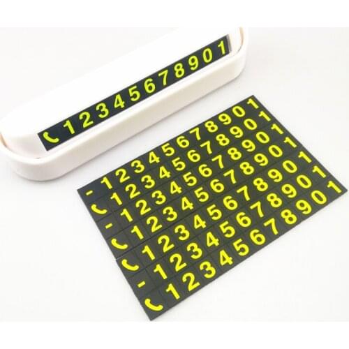 Car model temporary parking card phone number card for lada granta kalina vesta priora largus 2110 niva 2107 2106 2109 vaz samar