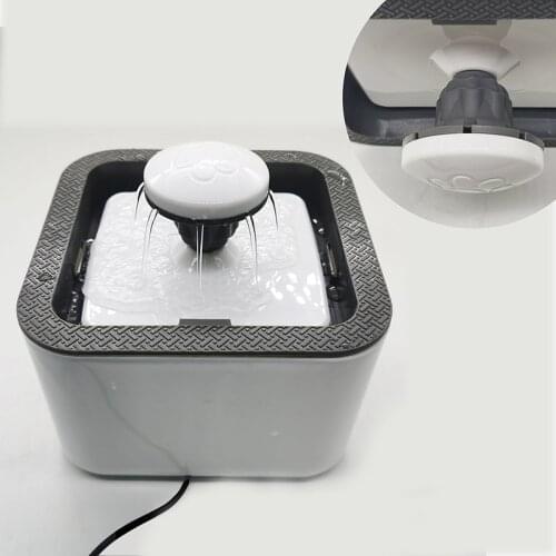 New Automatic Cat Water Fountain Pet Dog Drinking Bowl Water Dispenser Feeder Power Adapter Mute Filter Purifier