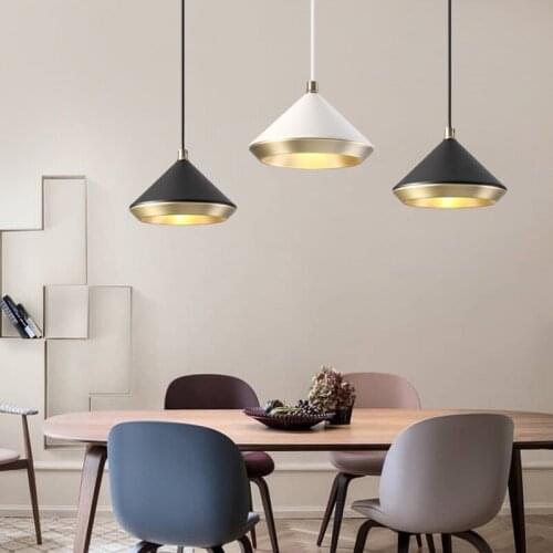 Luminaire suspendu lighting dining room 3 black iron pipe ventilador de techo living room decoration luzes de teto