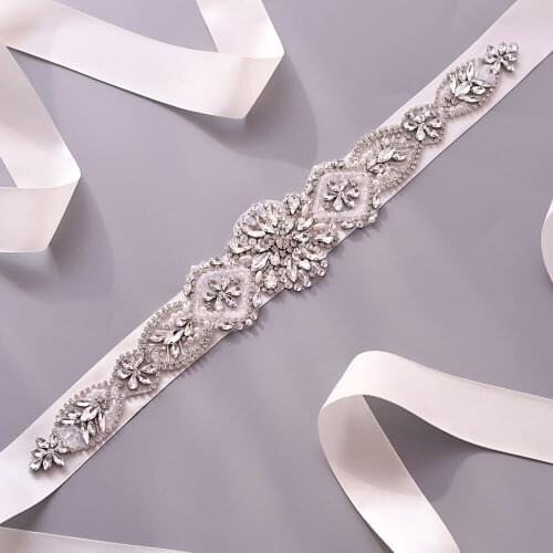 OLOMLB Bridal Belt Womens Belt Bridal Belt Wedding Belt Rhinestone Belt Prom Dress Belt Pearl Belt Wedding Accessories