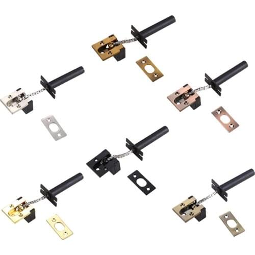 Hidden Security Door Chain Lock Anti-theft Chain Spike Lock for Home Hotel