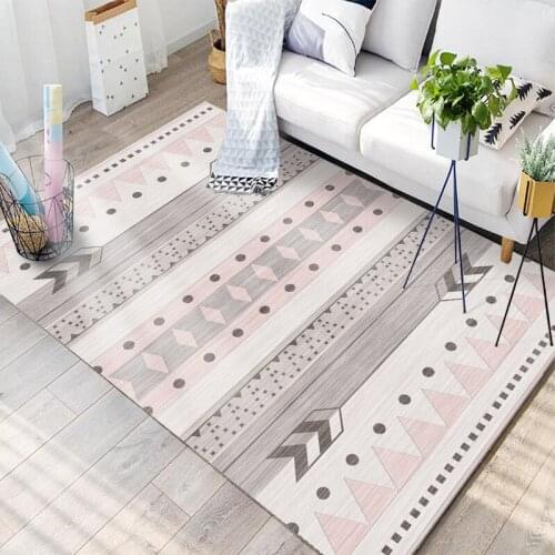 Modern 3d Japanese-style Wood Floor Rug For Living Room Non-slip Antifouling Carpet For Bedroom Parlor Factory MJ714