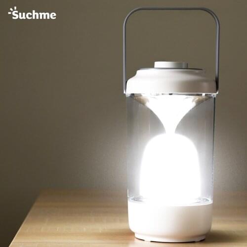 Suchme 2020 Portable Camping Lantern Rechargeable Lantern USB Rechargeable Camping Tools Camping Equipment Portable LED Light
