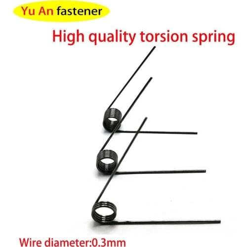 V-Spring, 0.3 Wire Diameter Torsion Small Torsion Spring, Hairpin Spring, 180/120/90/60 Degree Torsion Torsion Spring, 5pcs