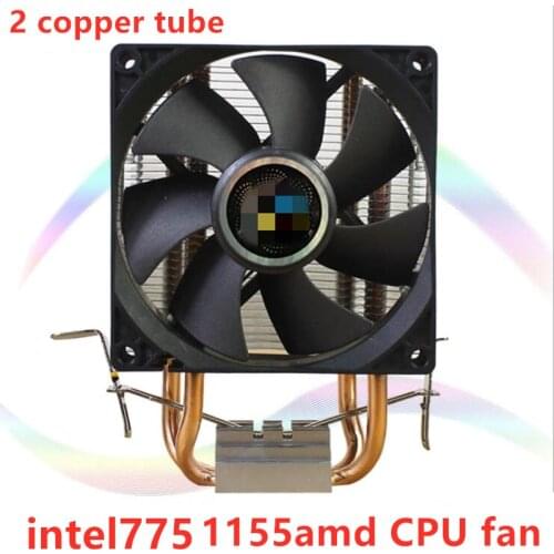 High Quality SORBANG 2 copper tube intel775 1155amd CPU fan multi platform CPU radiator Second Red Sea Mini