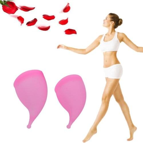 1Pc Women Menstrual Cup Medical Grade Silicone Feminine Hygiene Copa Menstrual Lady Period Cup Reusable Menstrual Cup