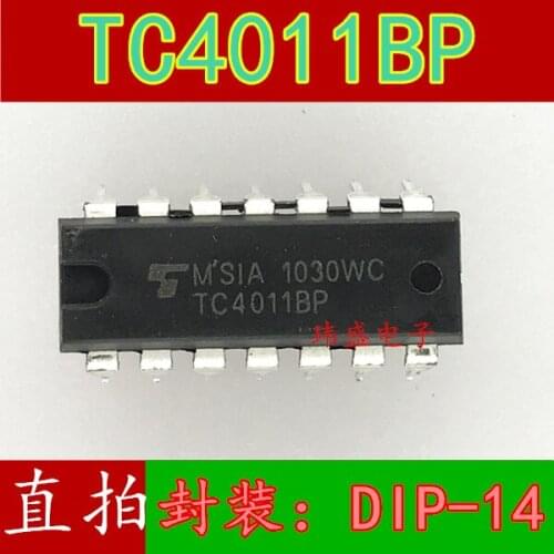 10pcs CD4011 CD4011BE HEF4011BP HCF4011 TC4011 DIP-14