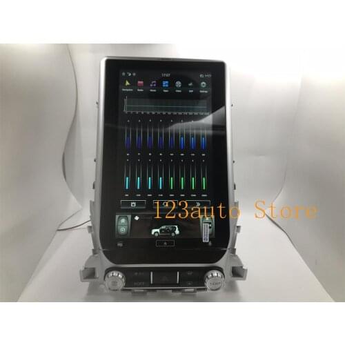 13.6 inch vertical Tesla Style Android 9.0 auto Car DVD GPS Player multimedia for Toyota Land cruiser 2016 2017 2018 LC200 IPS