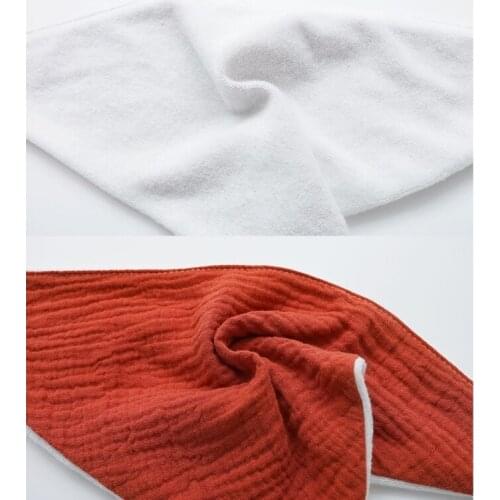 4 Pcs Baby Feeding Drool Bibs Snap Button Saliva Towel Soft Cotton Gauze Triangle Bandana Burp Cloth for Newborn Toddler