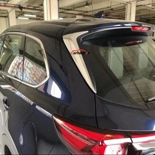 For Car-Styling Accessories Mazda Cx-8 Cx8 2017 2018 abs Chrome Rear Window Sequins Trim Cover Car Sticker Styling Mouldings