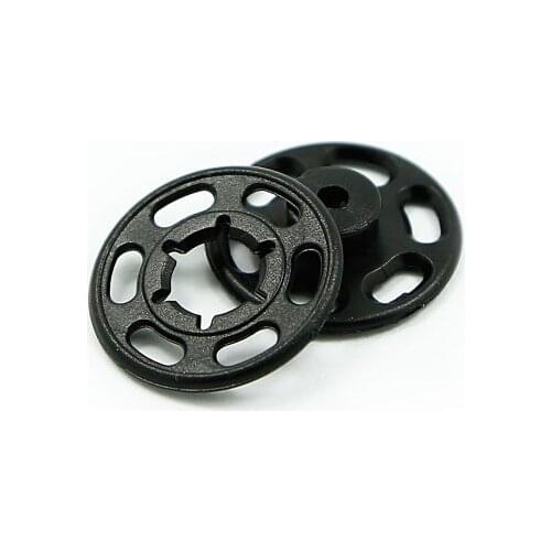 Free shipping 20pcs/lot black plastic snap button baby clothes button shirt button children clothes button 7.5mm-21mm