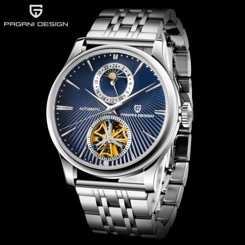 PAGANI DESIGN Sapphire Glass 40MM Casual fashion GMT Mechanical Watches 50m Waterproof Classic Fashion Luxury Automatic Watch