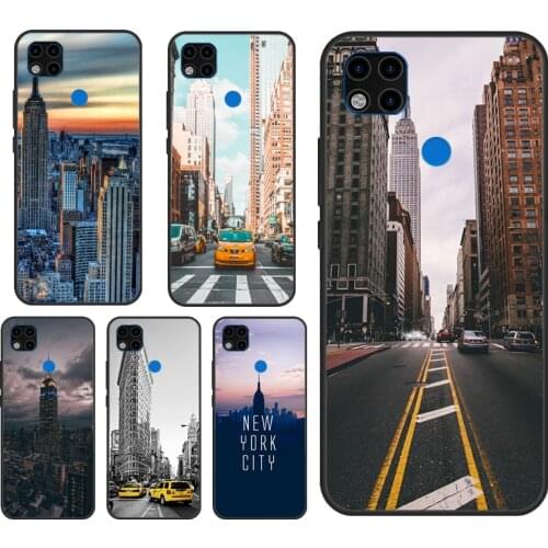 NYC New York City Case For Xiaomi Redmi Note 7 8 9 10 Pro Note 9S 8T Cover Fundas For Redmi 9T 9A 8A K40 9C