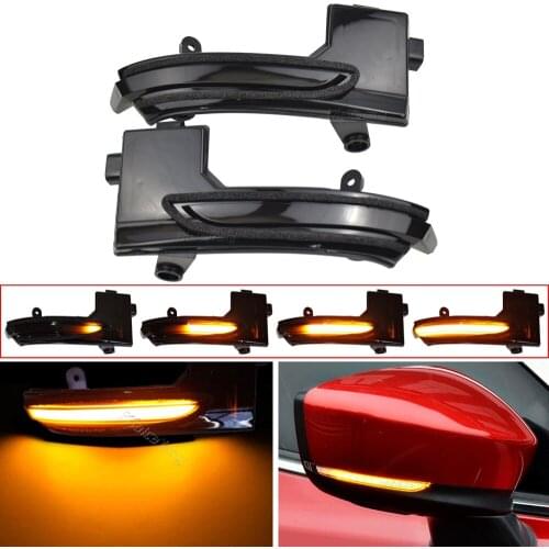 For Mazda 3 Axela Mazda 6 Atenza 2017 2018 LED Turn Signal Light Dynamic Side Mirror Sequential Lamp Indicator Blinker
