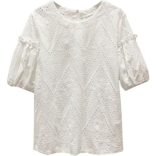 HAIMAITONG Short Blouses