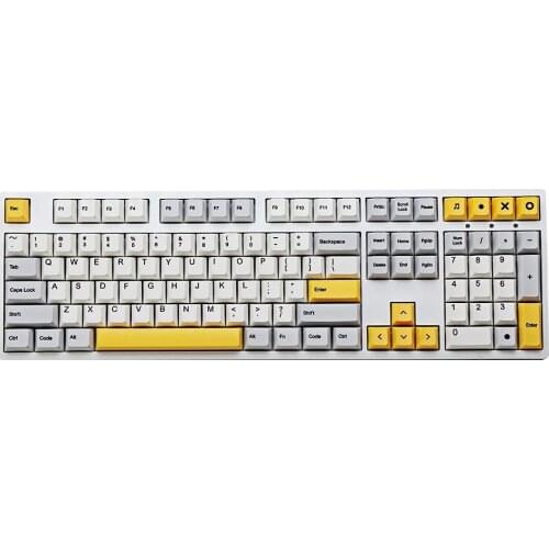 Heavy Industry Keycaps 131 Key OEM Height PBT Keycap Cherry Profile Mechanical Keyboard Sublimation Shading Key Cap Small Set