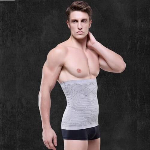 Mens Fitness Slimming Belt Waist Support Train Men Tummy Waist Belly Fat Male Slim Body Shapewear Girdle Belt Band Corset