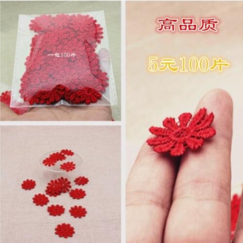 400Pcs Embroidery Delicate Daisy Flowers Patch Appliques for Clothes Sewing Supplies DIY Hair Clip Accessories 22mm
