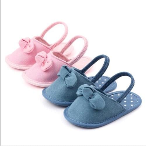 2020 New Baby Summer Shoes Slipper Infants Cotton Soft First Walkers Newborn Girls Crib Shoes