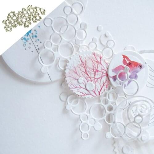 NEW DIES Circle Cutting Dies Bubble Metal Dies Cut for DIY Scrapbooking Album Paper Cards Decorative DIY Crafts Embossing