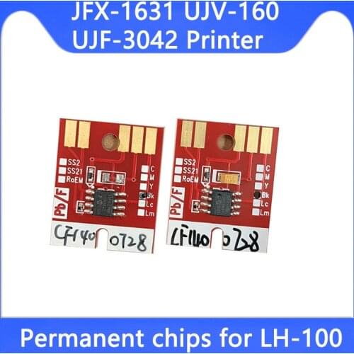For Mimaki LH-100 LF100 permanent chip Auto reset Chip for Mimaki JFX-1631 UJV-160 UJF-3042 UV ink plotter printer
