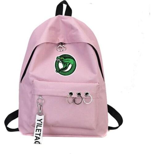 Riverdale south side Backpack Women men Hip Hop Harajuku Canvas School bag TV Show Riverdale Travel Bag Backpack Key Ring Femme