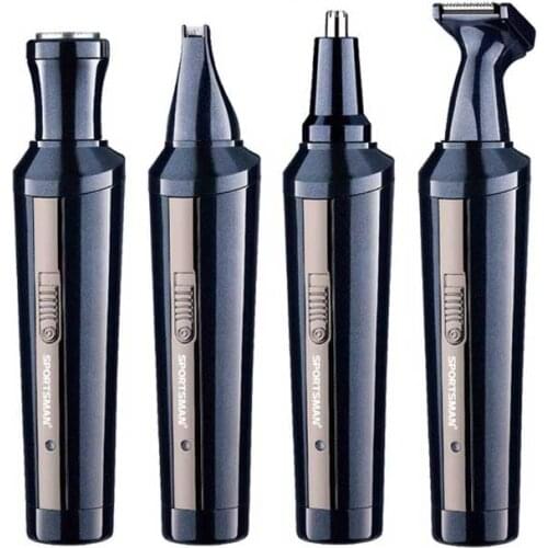 SM nose hair trimmer 4 in 1 rechargeable beard hair trimmer sideburn trimmer electric shaver hair carving
