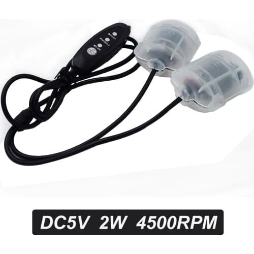 USB Vibrating Dual Motors 3 Speed Regulator Massage Device Frog Breeding Vibration Motor Thin Waist Belt Parts