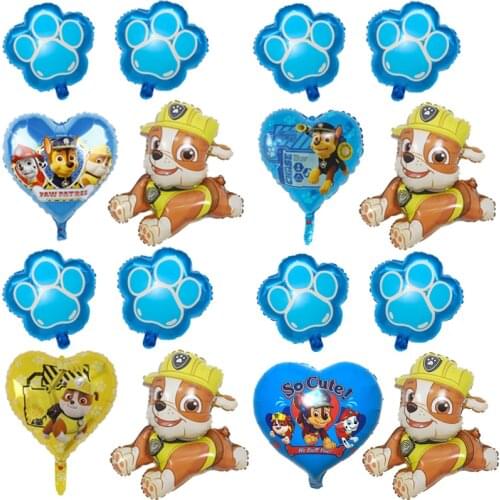Paw patrol Toy puppy balloon Foil balloon Boy girl Birthday party decoration Childrens gifts SuitNumber balloon