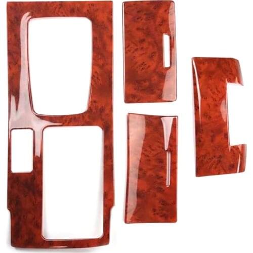 Yellow Peach Color Car Interior Gear Shift Panel Bezel Trim Moldings For Honda Accord 9th 9.5th Interior Auto Accessory Styling