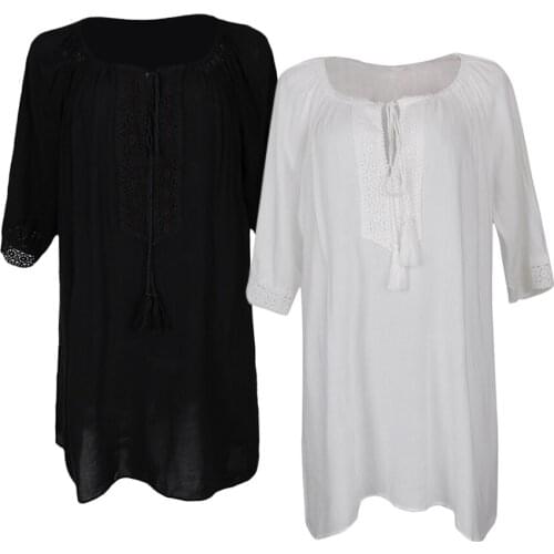 Womens Lace Bathing Suit Swim Bikini Swimwear Oversized Cover up Beach Dress