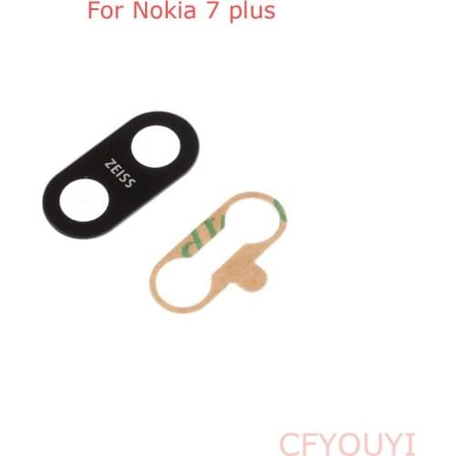 1~5pcs New Rear Back Camera Lens Cover Glass len For Nokia 7 plus 7+ TA-1049 1055 1062