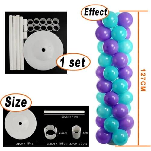 18pcs DIY Balloon Column Kit Base Stand Birthday Party Wedding Party Christmas Supplies Garden Event Balloon Decorations
