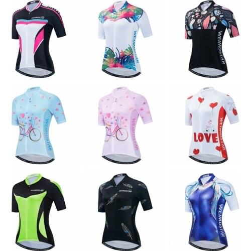 2020 Cycling Jersey Women MTB Bike Jersey Summer Short Sleeve Maillot Ciclismo Quick dry Bicycle Clothing Cycling Shirts Top