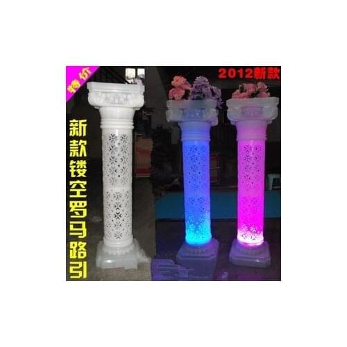 4pcs/lot wedding plastic roman column wedding props wedding roman pillar wedding road lead