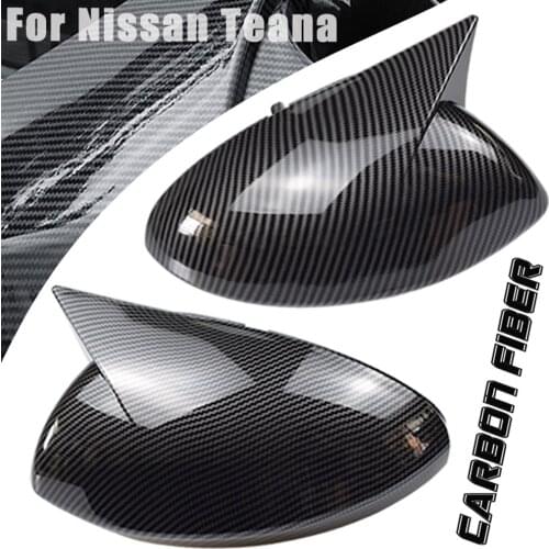 Car Accessories For Nissan Teana 2019-20 Carbon fiber Styling Rearview mirror Cover Shell Side Reversing mirror Cover Decorative