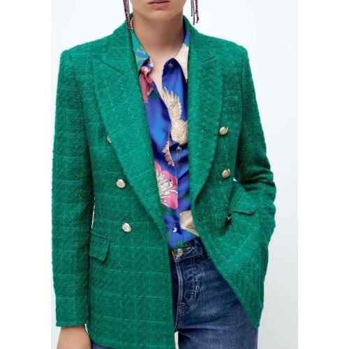 BMURHMZA Women's Double-breasted Blazers