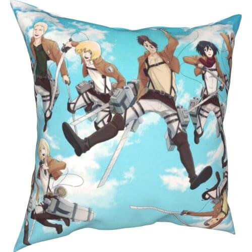 Printed pillow attack giant flannel pillowcase sofa gift car bedroom decoration home decoration