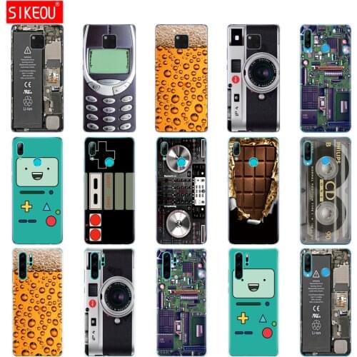 Case For Huawei P30 PRO LITE back case for huawei mate 20 pro lite p smart 2019 plus Vintage Tape Camera Gameboy
