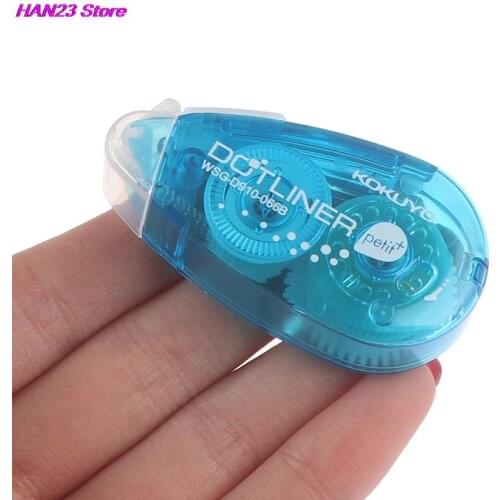 Cute Transparent Dot Glue Tape Decorative Adhesive Double Sided Tape For Kids Scrapbooking DIY School Office Supplies 6mm*8m