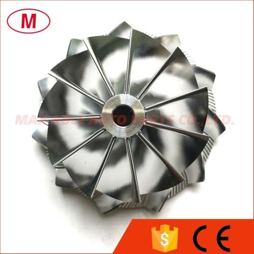 TD05H 54.06/71.40mm 11+0 blades Reverse Performance Turbo Billet compressor wheel/Aluminum 2618/Milling wheel for Turbocharger