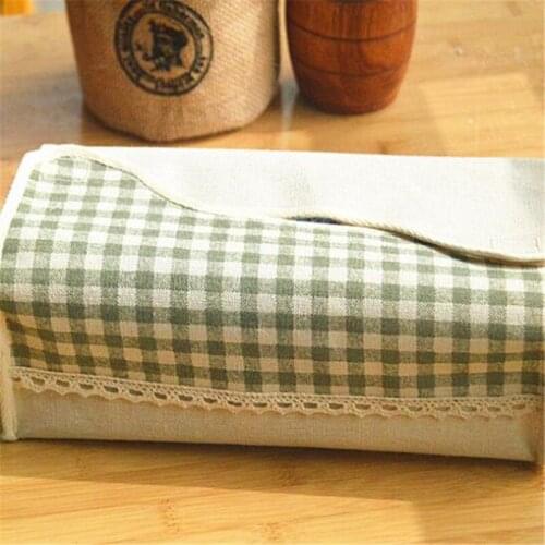 Facial Tissue Box Cover Holder Paper Storage Bag Removable Tissue Napkin Paper Towel Home Bathroom Toilet Room Car Decoration