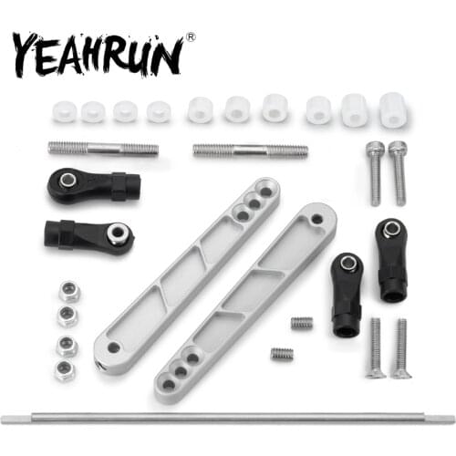 YEAHRUN Metal Anti-Tilt Rod Set for Axial Wraith 90048 RR10 90053 yeti 90025 90026 90050 1/10 RC Crawler Car Upgrade Parts