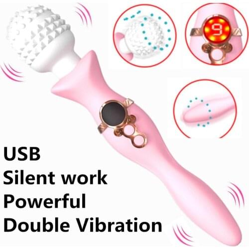 Powerful Big Flirt AV Magic Wand Body Massager Dildo Vibrators Vaginal G-spot Clitoris Stimulation Sex Toy Products For Women