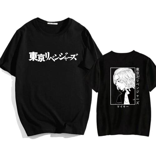 2021 Hot Anime Cartoon Tokyo Revenger Short Sleeves Men/women T-shirt Oversized Style Unisex Fashion Cotton Regular Clothing