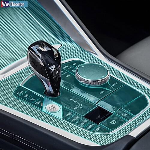 Car Interior Central Console Gear Dashboard Self Healing TPU Sticker Transparent Protective Film For BMW X6 G06 2020 Accessories